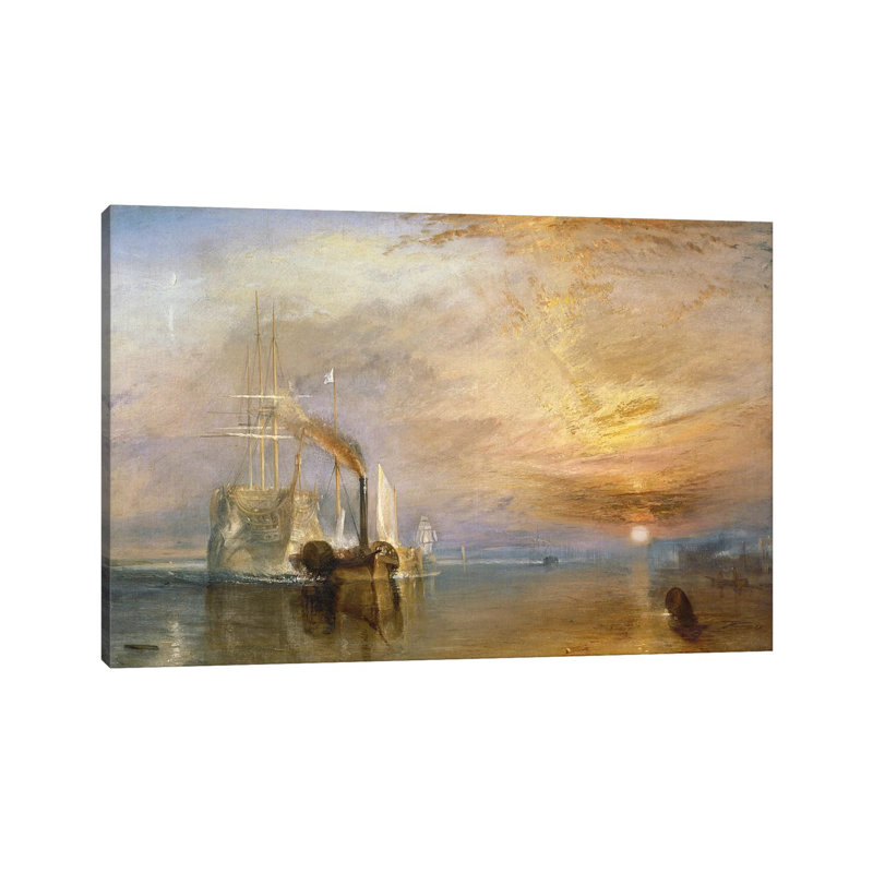 The Fighting Temeraire, 1839 - Giclée sur toile tendue avec châssis, H 32 po x l 48 po