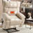 Heat Massage Dual Motor Infinite Position Up To 350 Lbs Large Electric Power Lift Recliners With Hidden Cup Holders, Power-Remote, Medium-Firm And Heavy Duty-362915813