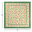 Cotton Floral Square Napkin-1225831353