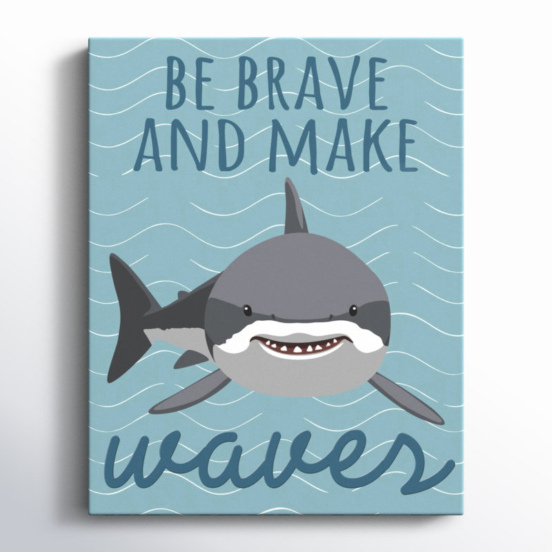 «Lessman Make Waves», art sur toile, H 14 po x l 11 po x P 1,25 po