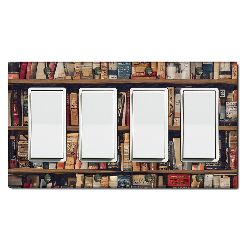 Plaque murale berçante bibliothèque
