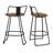 Duncombe Swivel Counter Stool with Metal Frame-674614094