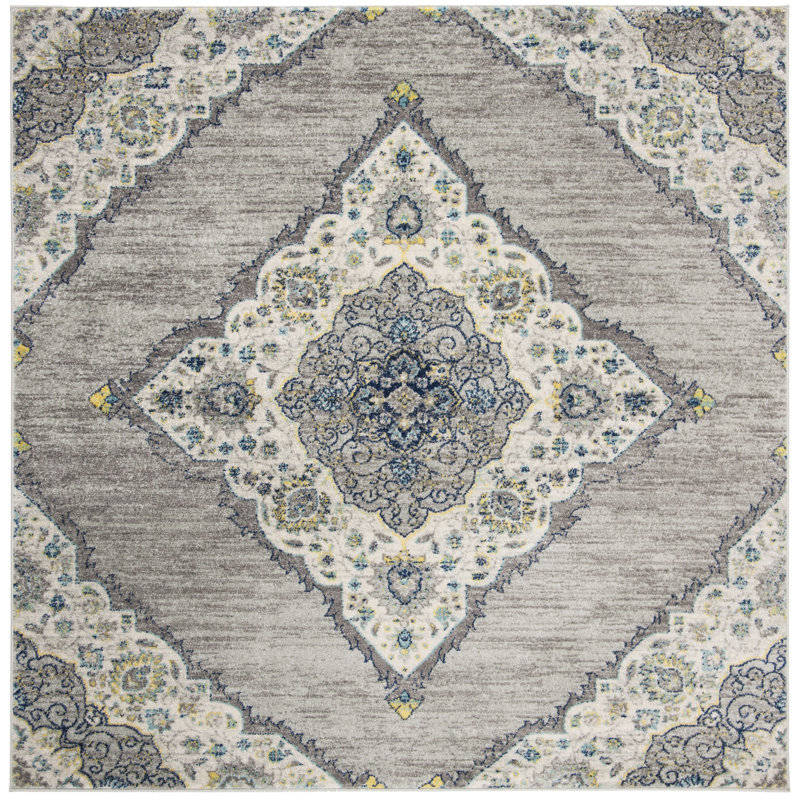 Christa Ivory Rug, Square 6'7"