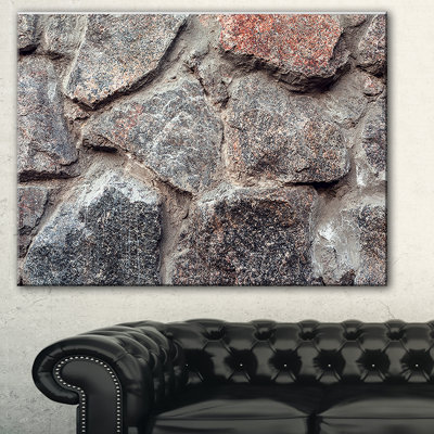 Texture de pierre de granit naturel - reproduction de photo sur toile tendue