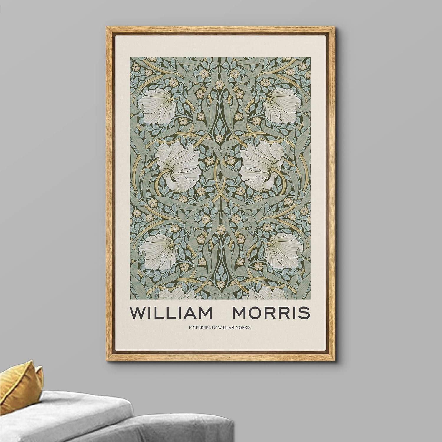 William Morris Print, Morris Exhibition Poster, William Morris Flower  Pattern, Vintage Print, William Morris Décor, Wall Prints, Wall Art 