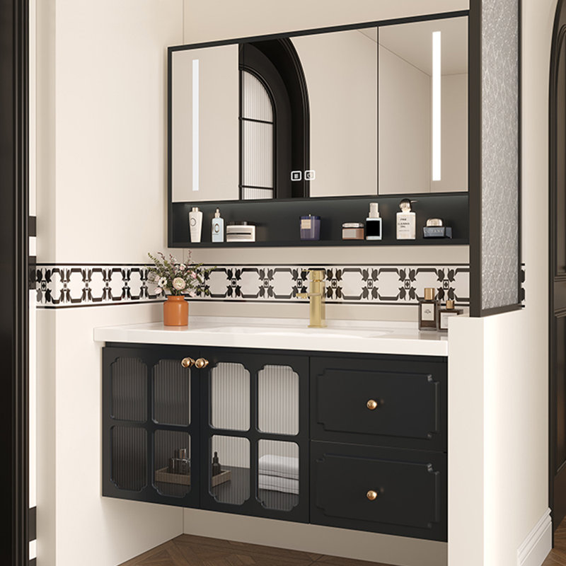 Armoire de salle de bain rétro