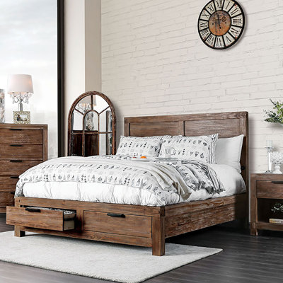 Saravia Storage Low Profile Platform Bed