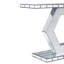 Miroir d'entrée hexagonal en cristal Sparkling