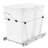 Rev-A-Shelf Double Pull Out Trash Can 35 Qt for Kitchen-112965383-88568347