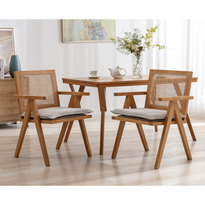 Fauteuil Umina, Beige, Naturel