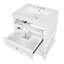 Meuble-lavabo de 24 po avec tablettes ouvertes et deux tiroirs-402567755