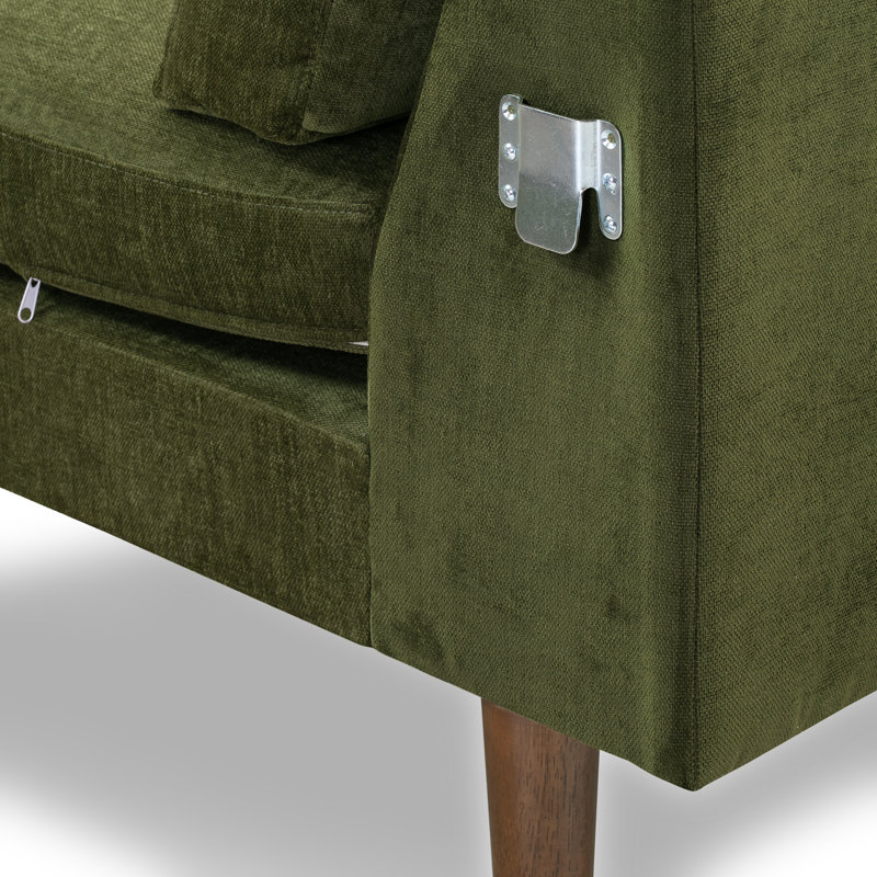 Napa 104.5" Velvet Sectional Sofa - Stylish & Spacious