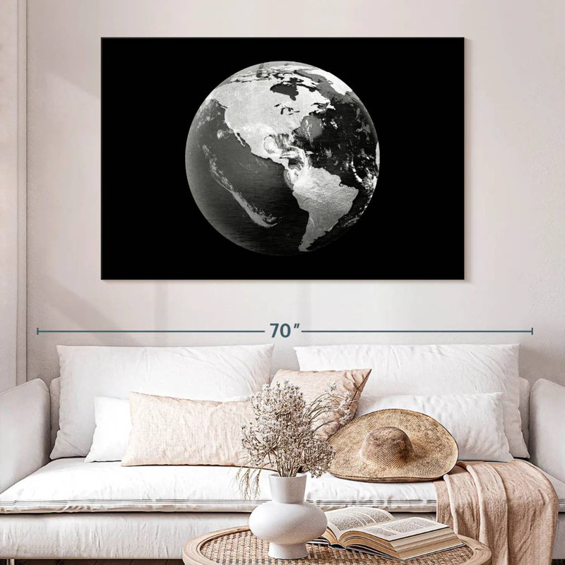 Oberle Silver Globe, 34" H x 51" W