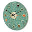 Horloge murale en bois à motif abstrait III-63893218