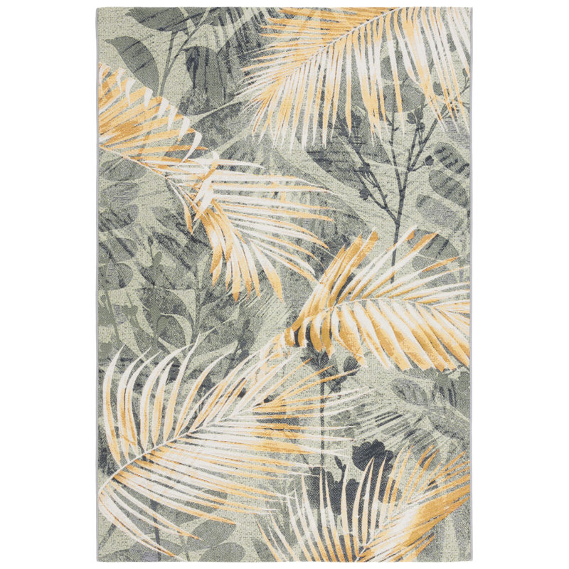 Barbados 500 Performance Floral Indoor/Outdoor Area Rug, Rectangle 4' x 6'