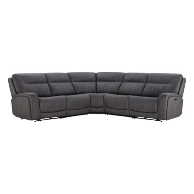 Upholstered Zero Gravity Power Reclining Sectional