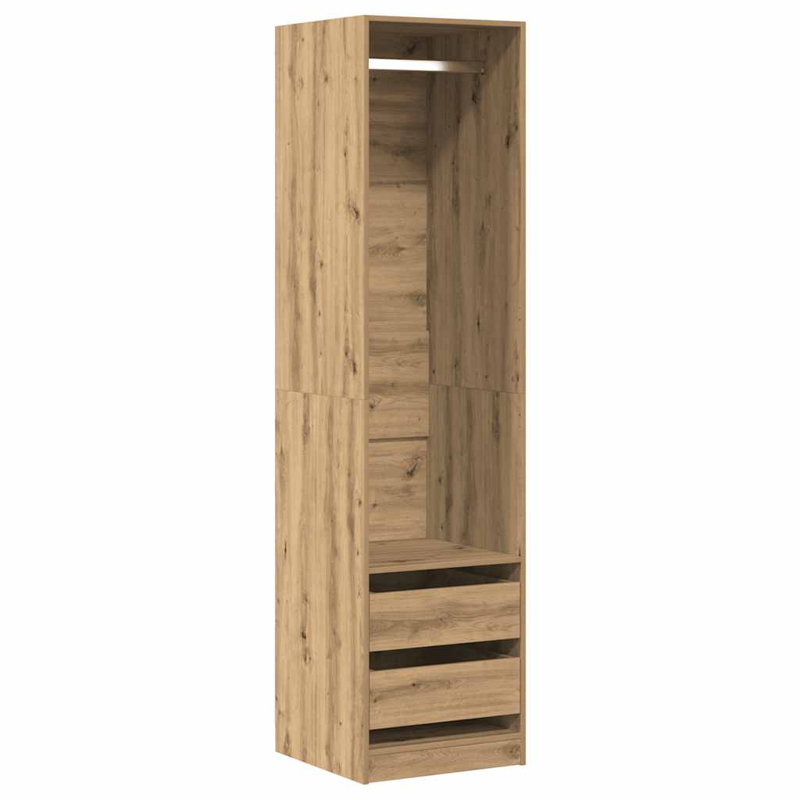 Audriella Manufactured Wood Wardrobe, Artisan Oak