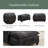 Cloud Sofa Ottoman Only, For Living Room Bedroom And Apartment, Comfy Double Layer Upholstered Seat Cushion, Breathable Chenille Fabric-1420970694