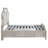 Kalaia Wood Queen LED Storage Panel Bed Silver Oak-96122302