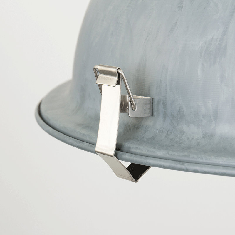 Irene 1 - Light Grey Dome Pendant