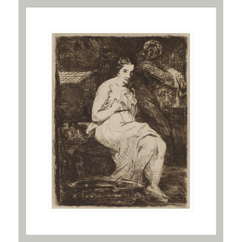 La Toilette, 20,98 po H x 17,75 po L