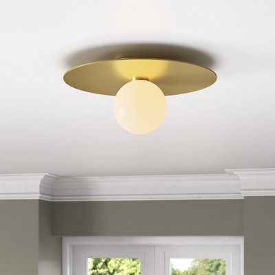 Allegra Glass Flush Mount