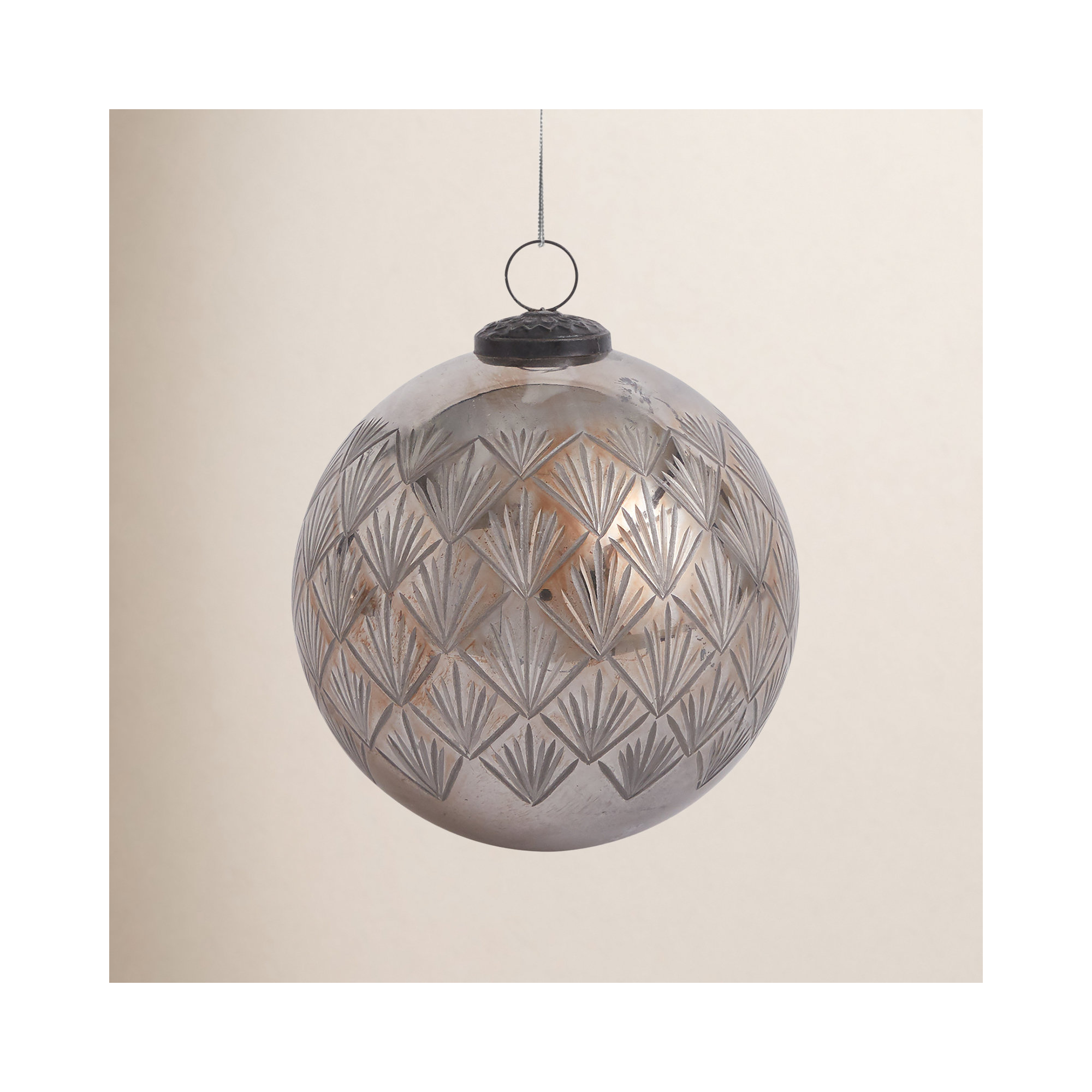 Receive Ball Ornament, 6.25" H x 5.75" W x 5.75" D