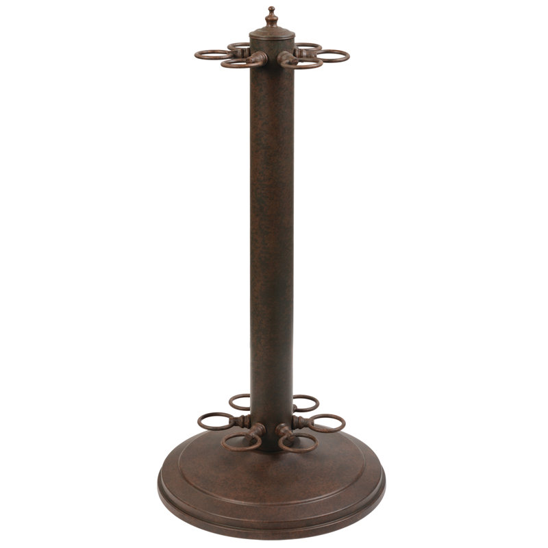 Porte-plancher de billard en cuir Bouvet By RAM Game Room, Brun