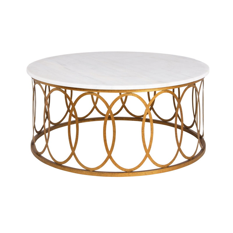 Table basse New Orleans, Or royal