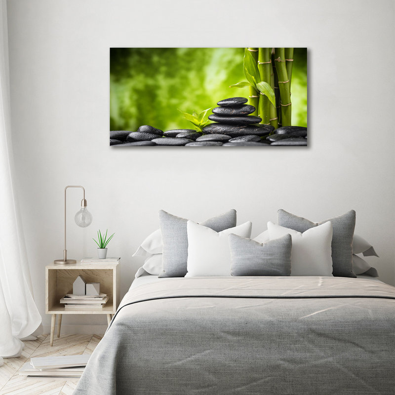 Zen Stones - Wrapped Canvas Print