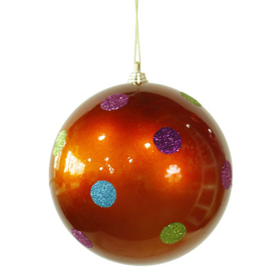 Candy Polka Dot Ball Christmas Ornament