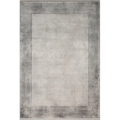 Luxury Woven Carpet, 4.0 x 5.9 Feet, 100% Acrylic, 2200 g/m² | 0.3 Inch Pile Height, Cotton/Jute Sole | 1,150,000 Thread Points, Grey Color | Vacuum Safe, Spot Clean Only, Elegant Home Décor & Comfort