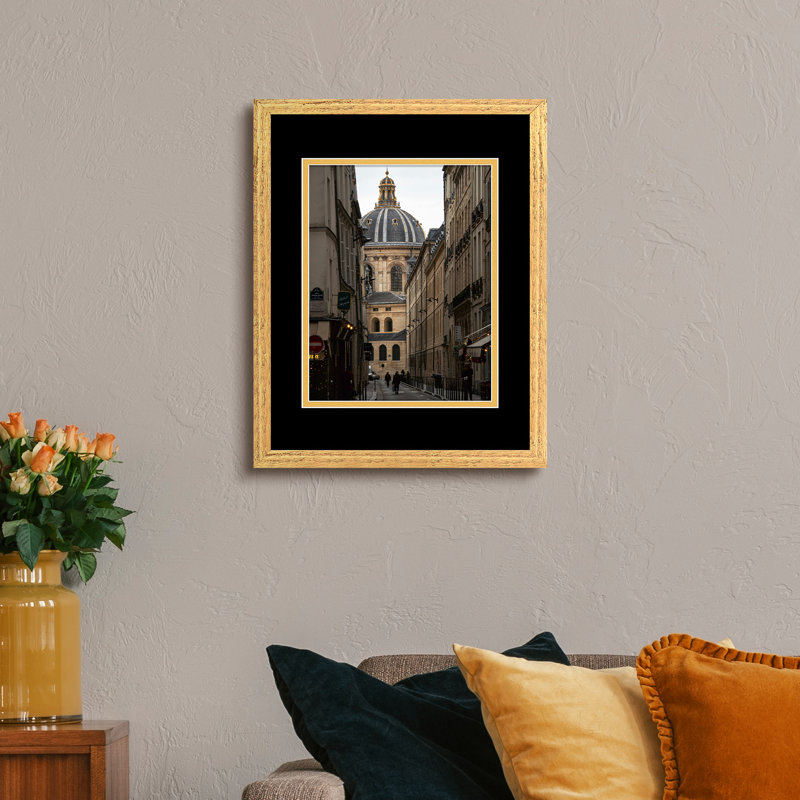 Cadre photo en bois, Or