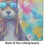 Planche à découper en verre Hippie Animal