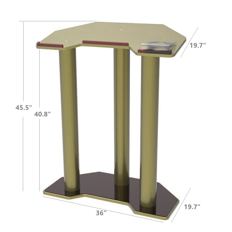 Pupitre de salle de conférence Fixturedisplays® Trinity Podium 14314 - Podium assemblé