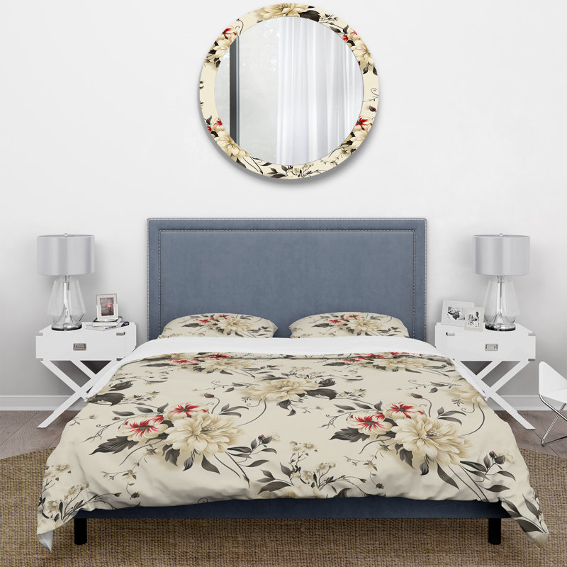Ensemble de housse de couette Minimalist Simplicity Victorian, Housse de couette pour très grand lit et 2 très