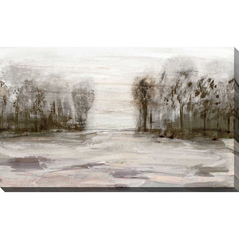 Près du mont Graham - Peinture, L 30 po x H 18 po, Toile tendue