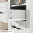Farmhouse Nightstand with Charging Station, 1 Drawer Bedside Table with USB & Type-C Ports and AC Outlets, MDF End Table with Open Storage Shelf for Bedroom & Living Room
