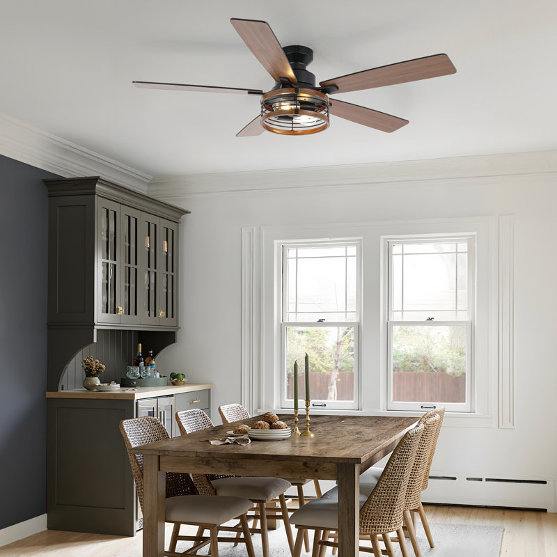 132.08 cm Ceiling Fan with Light Kit