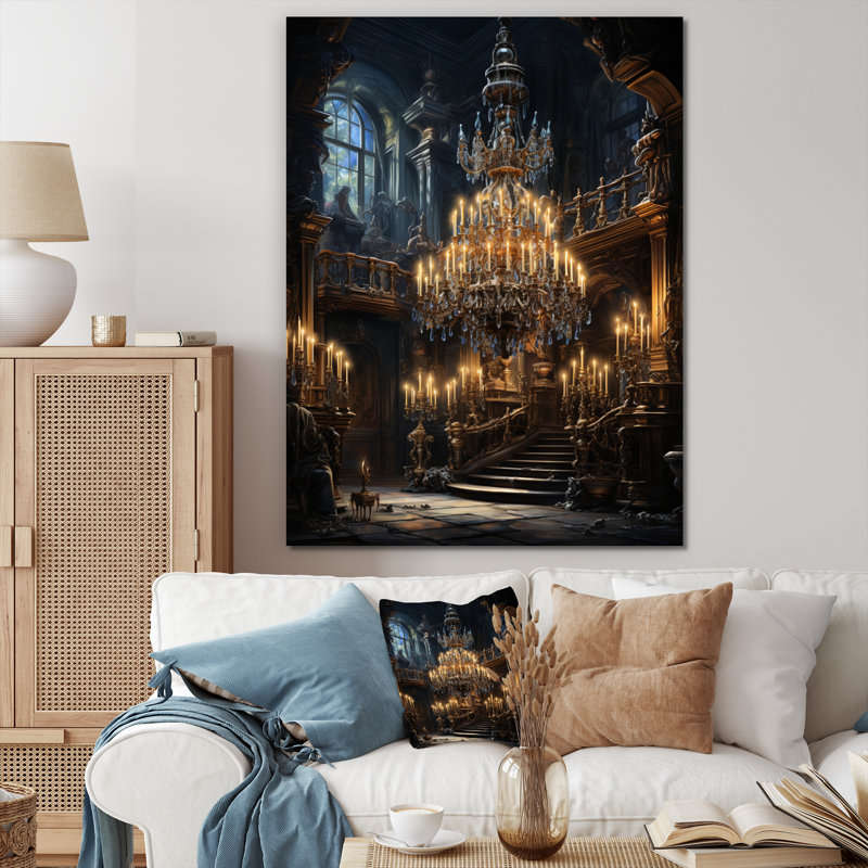 «Inayaah Baroque Dramatic Splendor II», reproduction sur toile, H 20 po x l 12 po x P 1 po, Toile tendue