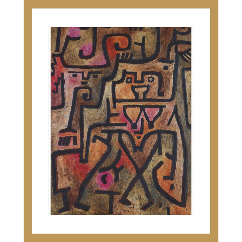 «Forest Witches» par Paul Klee, impression giclée encadrée, 29,23 po H x 23,5 po L