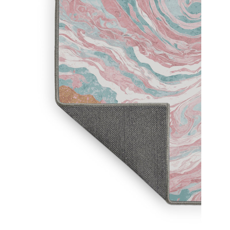 Tapis gris soyeux et moelleux, Rectangle 7 pi x 9 pi