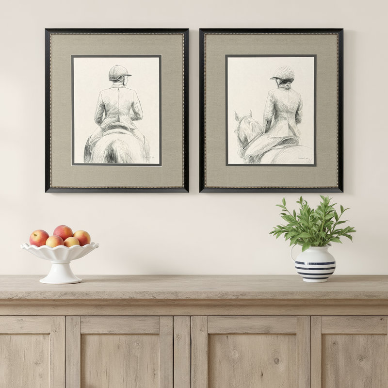 English Rider Framed Art