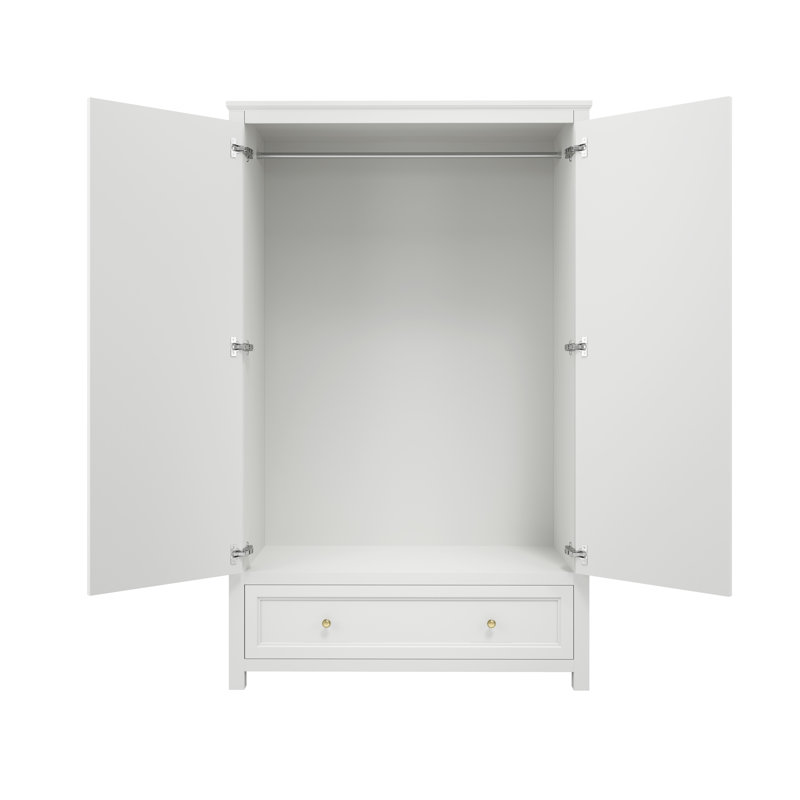 Matthews 2 Door Wardrobe, White