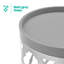 Damaski Tray Top Frame End Table