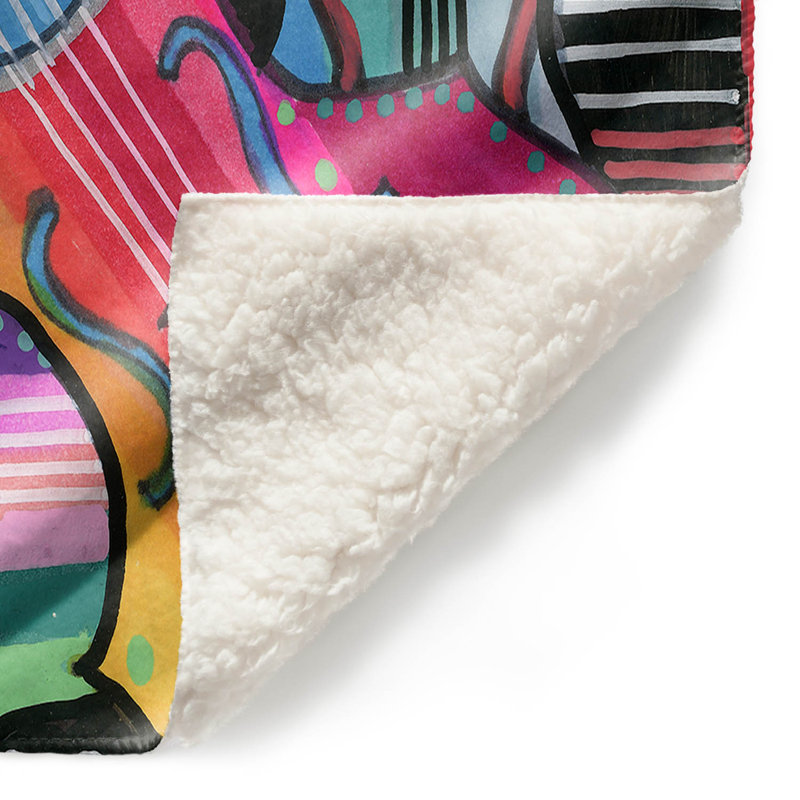  Couverture douce en sherpa, 51 po x 60 po