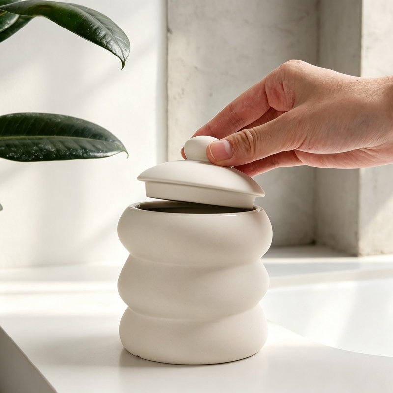 Ceramic Bathroom Accessory Set