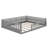 Maily Wood Full Size Upholstered Platform Bed with Guardrail and Pillow-1943433222