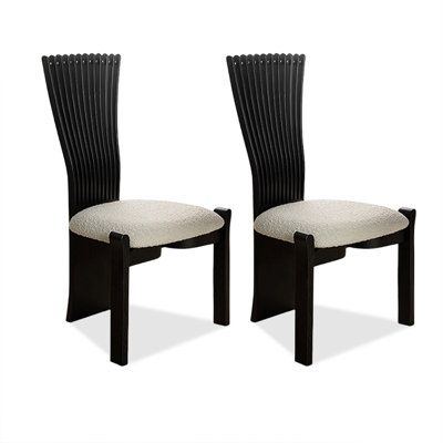 Ensemble de 2 chaises latérales 22,05 po (blanc)
