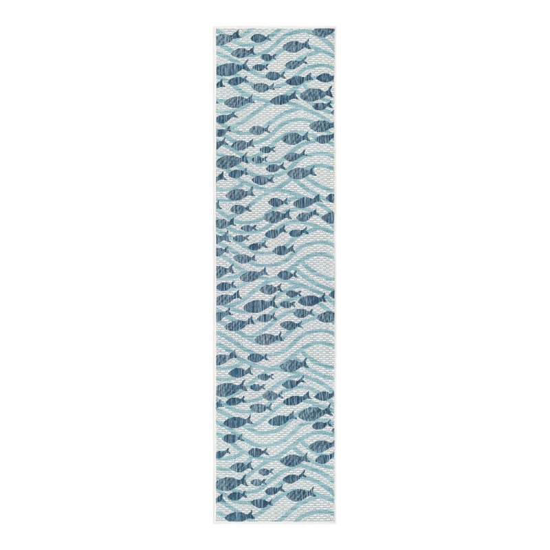 Tapis intérieur / extérieur d'extérieur Coastal, Tapis de couloir 2 pi x 8 pi